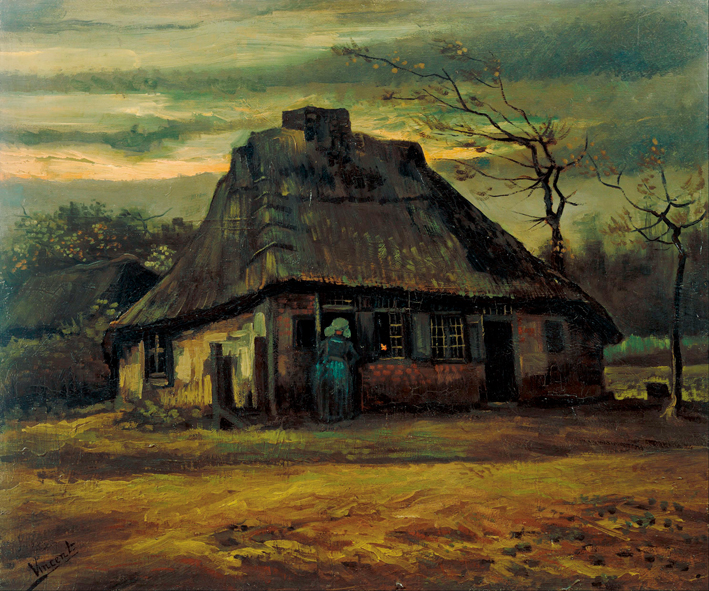  文森特·威廉·梵高  Vincent Willen Van Gogh —— 农舍 1885.5